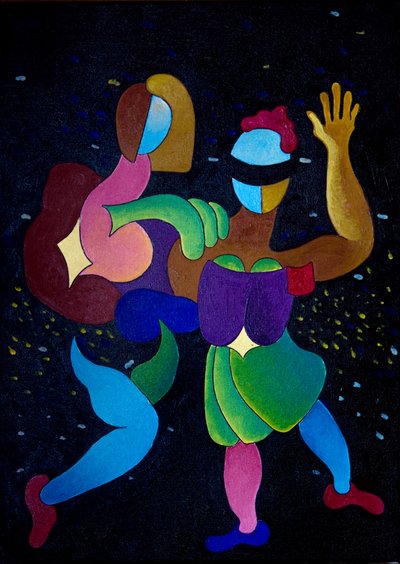 Karnawał, 2007 (olej na płótnie) autorstwa Jan Groneberg