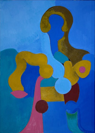 Mały Sfinks, 2009 (olej na płótnie) autorstwa Jan Groneberg