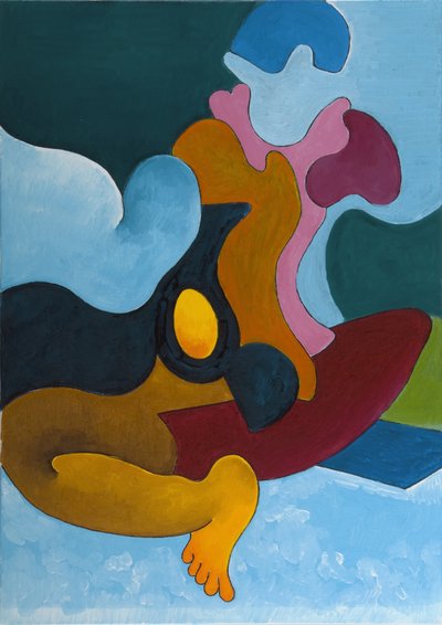 Złote Jajko, 2008 (olej na płótnie) autorstwa Jan Groneberg