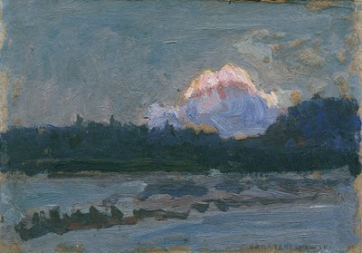Abendrot Tatra autorstwa Jan Grzegorz Stanisławski