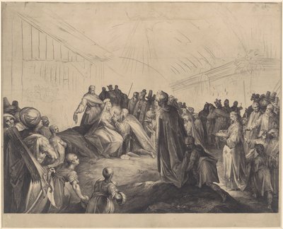 Adoracja Królów autorstwa Jan Harmensz. Muller