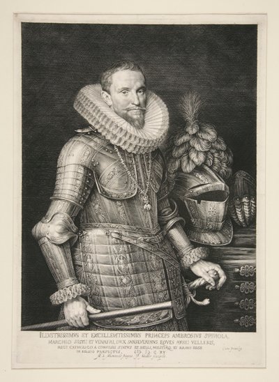 Ambroży, markiz Spinola (1569-1630) autorstwa Jan Harmensz. Muller