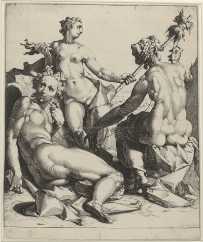 Trzy losy autorstwa Jan Harmensz. Muller