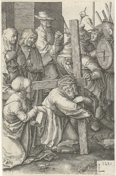 Łożysko krzyżowe Męka Chrystusa (tytuł serii) autorstwa Jan Harmensz. Muller