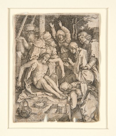 Lamentacja, z „Pasji” autorstwa Jan Harmensz. Muller