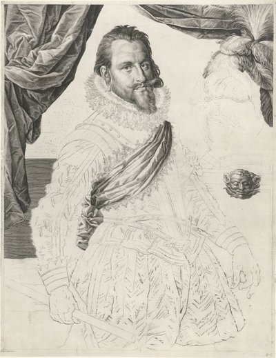 Portret króla Danii i Norwegii Christiana IV autorstwa Jan Harmensz. Muller