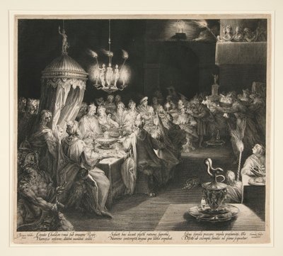 Święto Belszazzara autorstwa Jan Harmensz. Muller