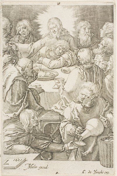 Ostatnia Wieczerza autorstwa Jan Harmensz. Muller