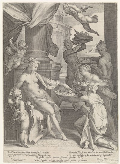 Wenus uhonorowana przez nimfy i faun autorstwa Jan Harmensz. Muller