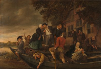 Wesoły powrót do domu autorstwa Jan Havicksz. Steen