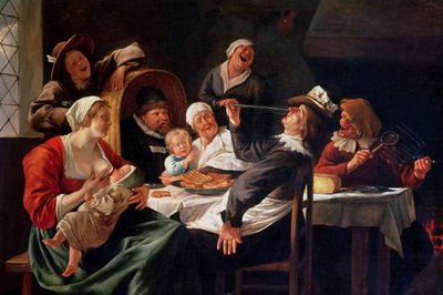 Nieznany obraz autorstwa Jan Havicksz. Steen
