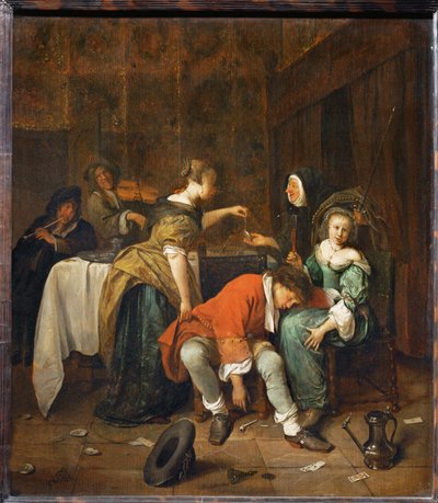 Zła firma ... autorstwa Jan Havicksz. Steen