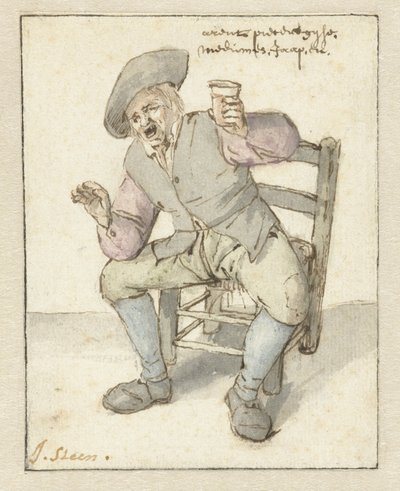 Śpiewający rolnik autorstwa Jan Havicksz. Steen
