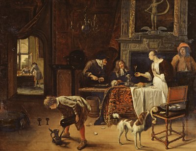 Łatwo przychodzi, łatwo iść, 1661 autorstwa Jan Havickszoon Steen