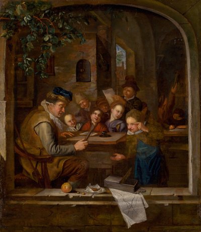 Szkoła, ok. godz. 1650. autorstwa Jan Havickszoon Steen