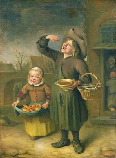 Zjadacz syropu (Chłopiec liżący syrop) autorstwa Jan Havickszoon Steen