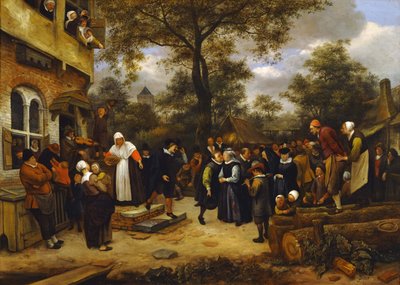 Wesele na wsi autorstwa Jan Havickszoon Steen