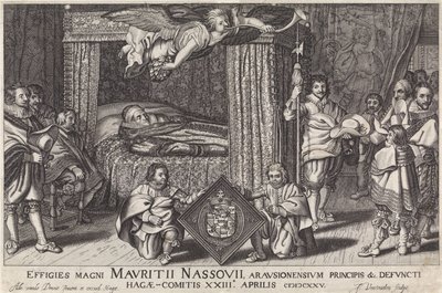 Paradebed van Prins Maurits, 1625 Podobizny wielkiego Maurice