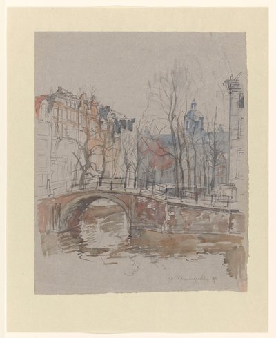 Warmoesgracht autorstwa Jan Hoynck van Papendrecht