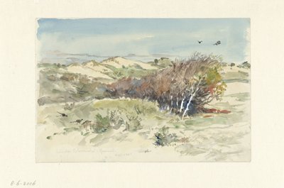 Krajobraz wydm między Bloemendaal i IJmuiden autorstwa Jan Hoynck van Papendrecht
