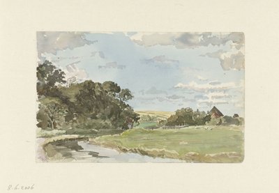 Krajobraz na Texel autorstwa Jan Hoynck van Papendrecht