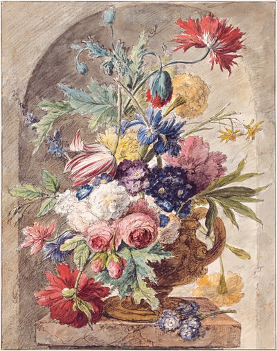 Kwiat Martwa Natura, ok. 1734 autorstwa Jan Huysum van