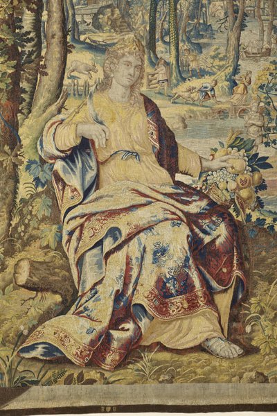 Fragment Pomony, z Vertumnus i Pomona, ok. 1630 autorstwa Jan II Raes
