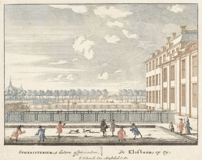Gra w Klosbaan w pałacu Het Loo, 1694-97 autorstwa Jan I van Call