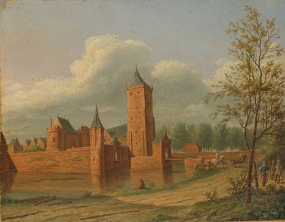 Zamek Batestein w pobliżu Vianen autorstwa Jan Jacob Teyler van Hall