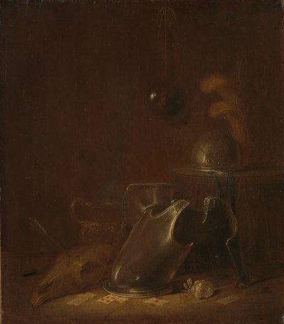 Martwa natura z narzędziami wojny autorstwa Jan Jansz Buesem (attributed to)