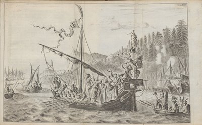 Stenka Razin Od: Trzy niezwykłe podróże, 1675 autorstwa Jan Jansz. Struys