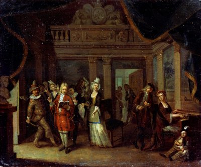 „Koncert domowy”, XVIII w. autorstwa Jan Josef Horemans the elder