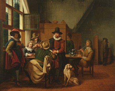 Wnętrze tawerny autorstwa Jan Josef the Elder Horemans