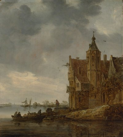 Wiejski Dom nad Wodą, 1646. autorstwa Jan Josephsz van Goyen