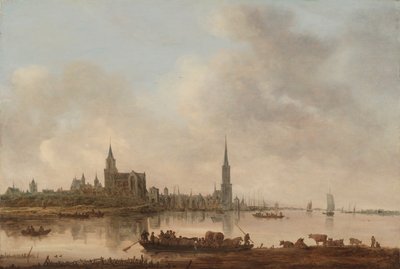 Widok Emmericha, 1645. autorstwa Jan Josephsz van Goyen