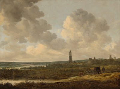 Widok na Rhenen autorstwa Jan Josephsz van Goyen