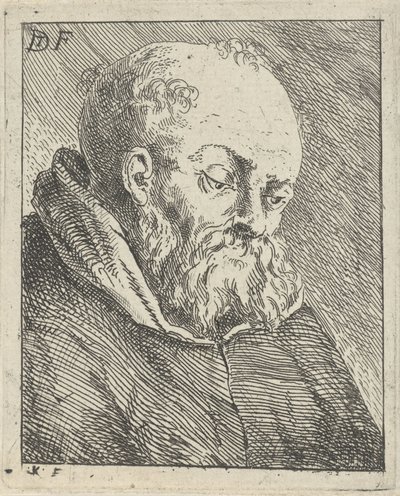 Portret mnicha autorstwa Jan Lauwryn Krafft (I)