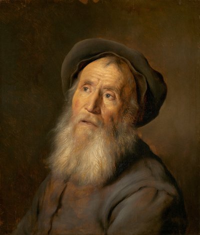 Brodaty mężczyzna z beretem, ok. 1930 r. 1630. autorstwa Jan Lievens