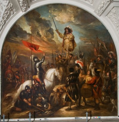 Brinio wychowany na tarczy autorstwa Jan Lievens