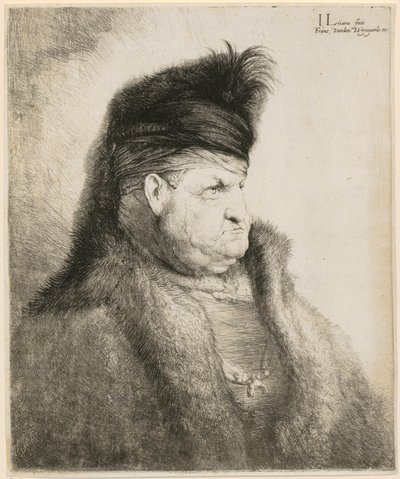 Popiersie Orientalczyka autorstwa Jan Lievens