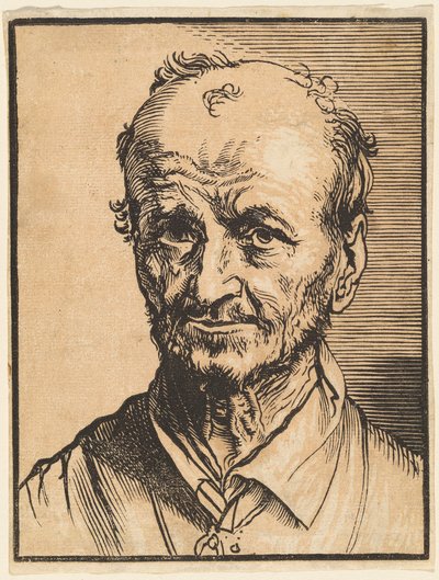 Popiersie łysiejącego mężczyzny autorstwa Jan Lievens