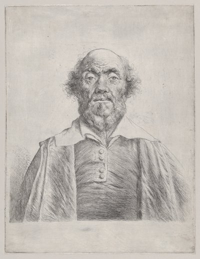 Popiersie starszego mężczyzny, 1620-74. autorstwa Jan Lievens
