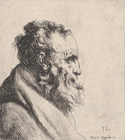 Popiersie starca, 1620-74. autorstwa Jan Lievens