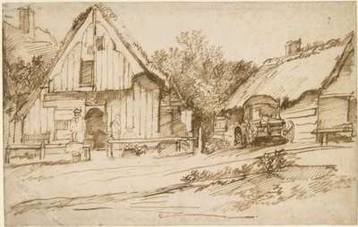 Trzy gospodarstwa przy jednej drodze autorstwa Jan Lievens