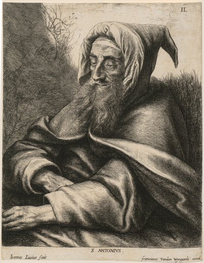 Święty Antoni autorstwa Jan Lievens