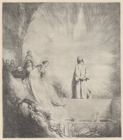 Wskrzeszenie Łazarza autorstwa Jan Lievens
