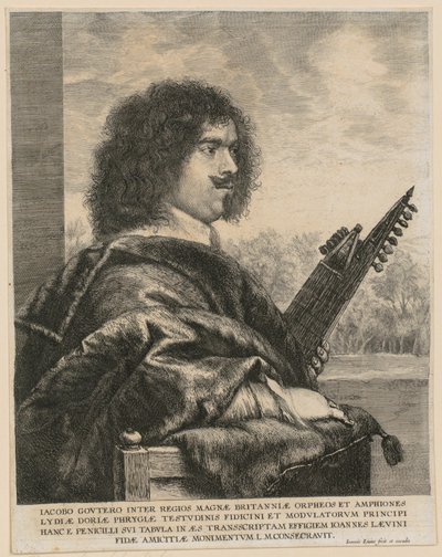 Portret Jacques’a Gaultiera (Gouter) autorstwa Jan Lievens