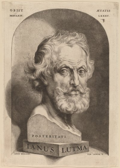 Janus Lutma, starszy (potomność) autorstwa Jan Lutma II