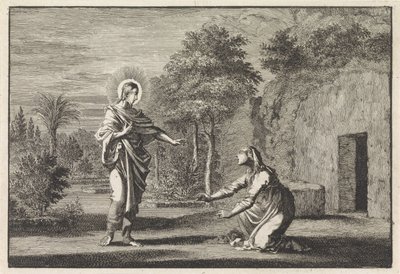 Chrystus ukazuje się Marii Magdalenie autorstwa Jan Luyken