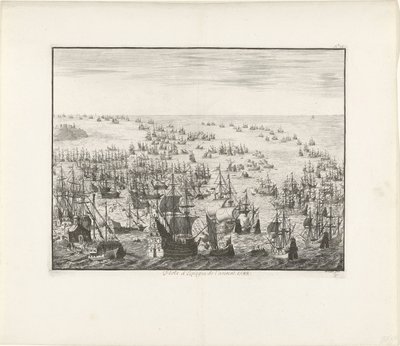 Zatonięcie hiszpańskiej Armady w 1588 r. 1680 autorstwa Jan Luyken